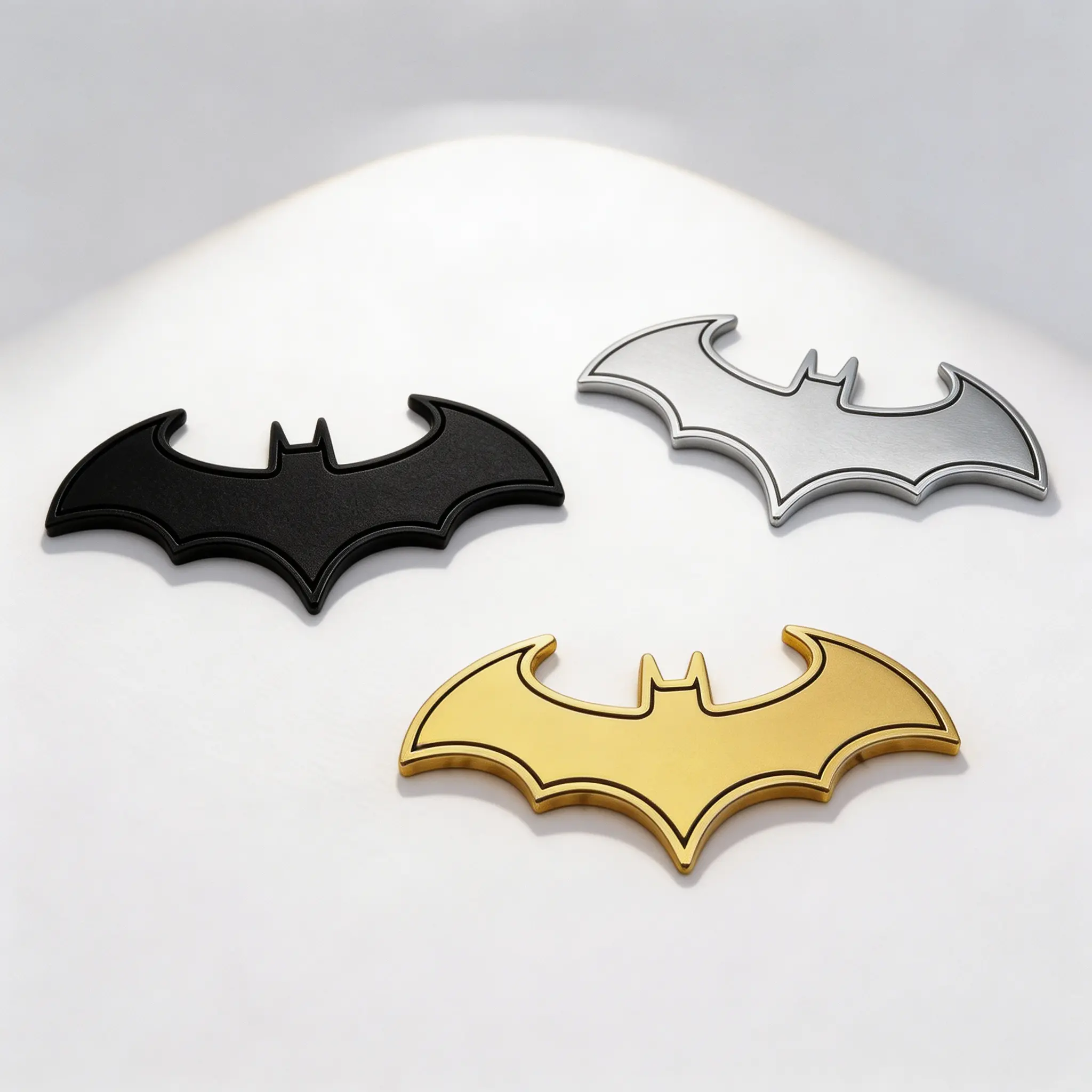 3D Metal Bat Car Sticker, Personalized High-End Car Emblem, Automotive Exterior Body Decal