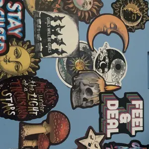 Mysterious Celestial Series Sticker, Decal Sticker, 50pcs/set Mysterious and Interesting Sticker, Decorative Sticker for Scrapbook, Diary, Notebook, Water Bottle, Car