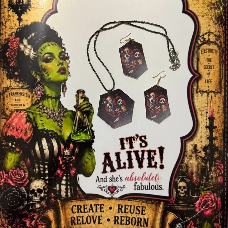 Horror Boy necklace set