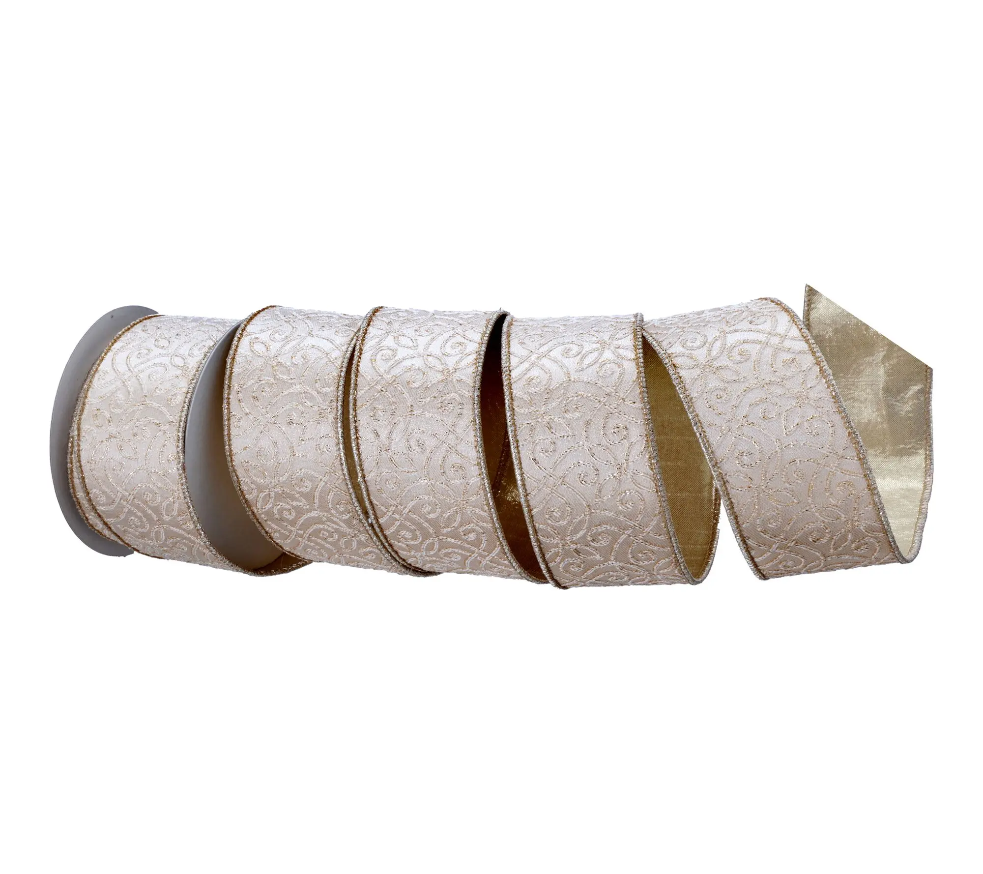 2.5" X10y Damask Jaquard Ribbon by Valerie