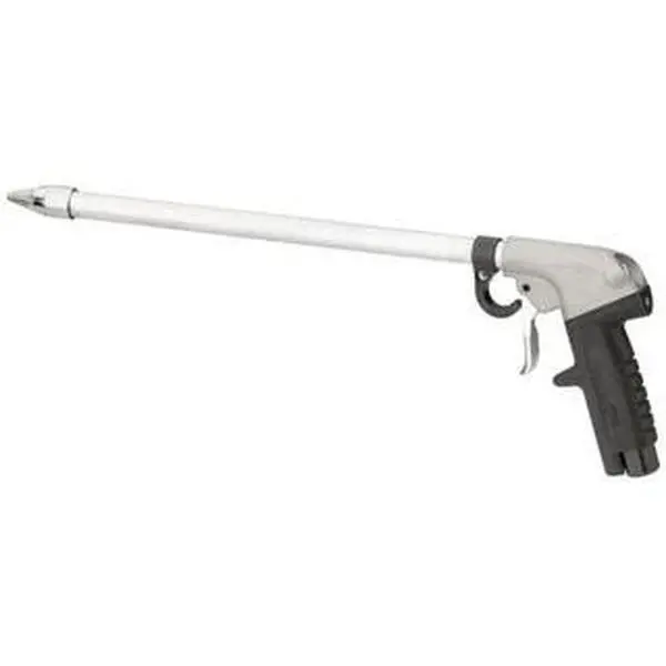 Guardair Whisper Jet Pistol Grip Blow Gun - Aluminum Body, 120 Max psi, 3/8 NPT, 36" Tube Length, U80LJ036AA2 Aluminum-Identified Model