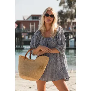 Day Dreaming Gingham Babydoll Dress