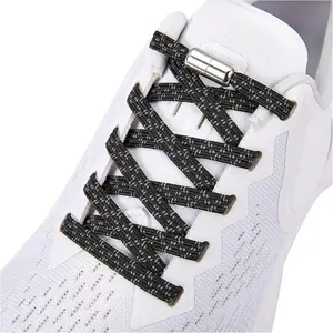 2 Pairs Elastic No Tie Shoelaces for Adults and ,Tieless Elastic Shoe Laces for Sneaker