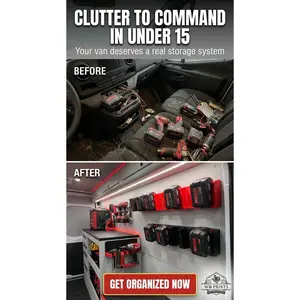 Milwaukee M18 type battery mounts