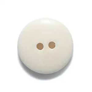 15BN114-BU: Bone WHT Button 15mm 2HOLE - 25PC