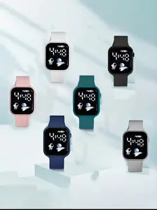 Cute Casual Women's Sporty Electronic Watch, LED Digital Display, Astronaut Pattern, Perfect Gift for Daughter, Girlfriend, Valentine's Day, Fashionable Stylish Watch