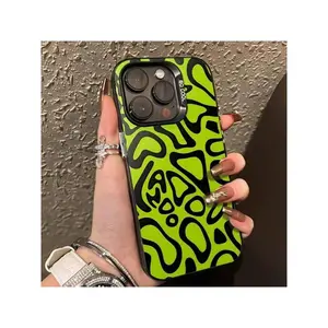 Lando Norris Helmet Pattern Black Shockproof Phone Case For IPhone 7 8 X Xsmax 11 12 13 14 15 16promax  S24 S23 S22 S24ultra S23ultra S22ultra