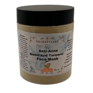Anti-Acne Neem And Turmeric Face Mask 6OZ for Skin Care Skin Powder
