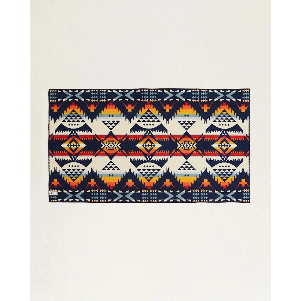 Pendleton Jacquard Saddle Blanket in Nehalem Navy