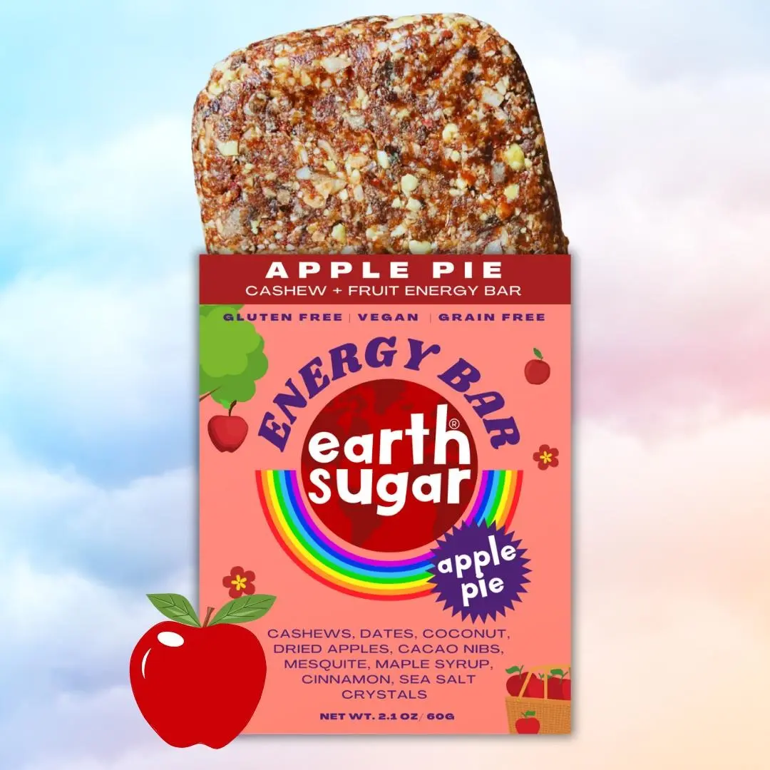 12 PACK- Earth Sugar Apple Pie Energy Bar