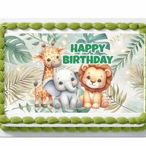 Edible sugar paper print for cakes, 8.5 x 11 inch