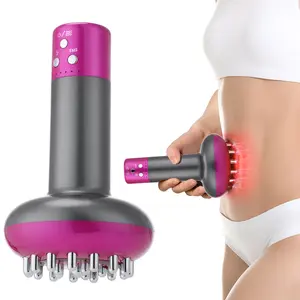 Electric Heated Meridian Brush Body Sculpting Shaping Machine Guasha Massager Scraping Brush for Legs Arms Belly