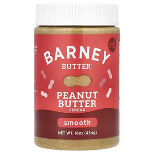 Barney Butter Peanut Butter Spread, Smooth, 16 oz (454 g)