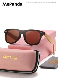 Mepanda 1 Piece Unisex Full Frame Sunglasses，Square Frame Sunglasses UV400 Exquisite Elegant