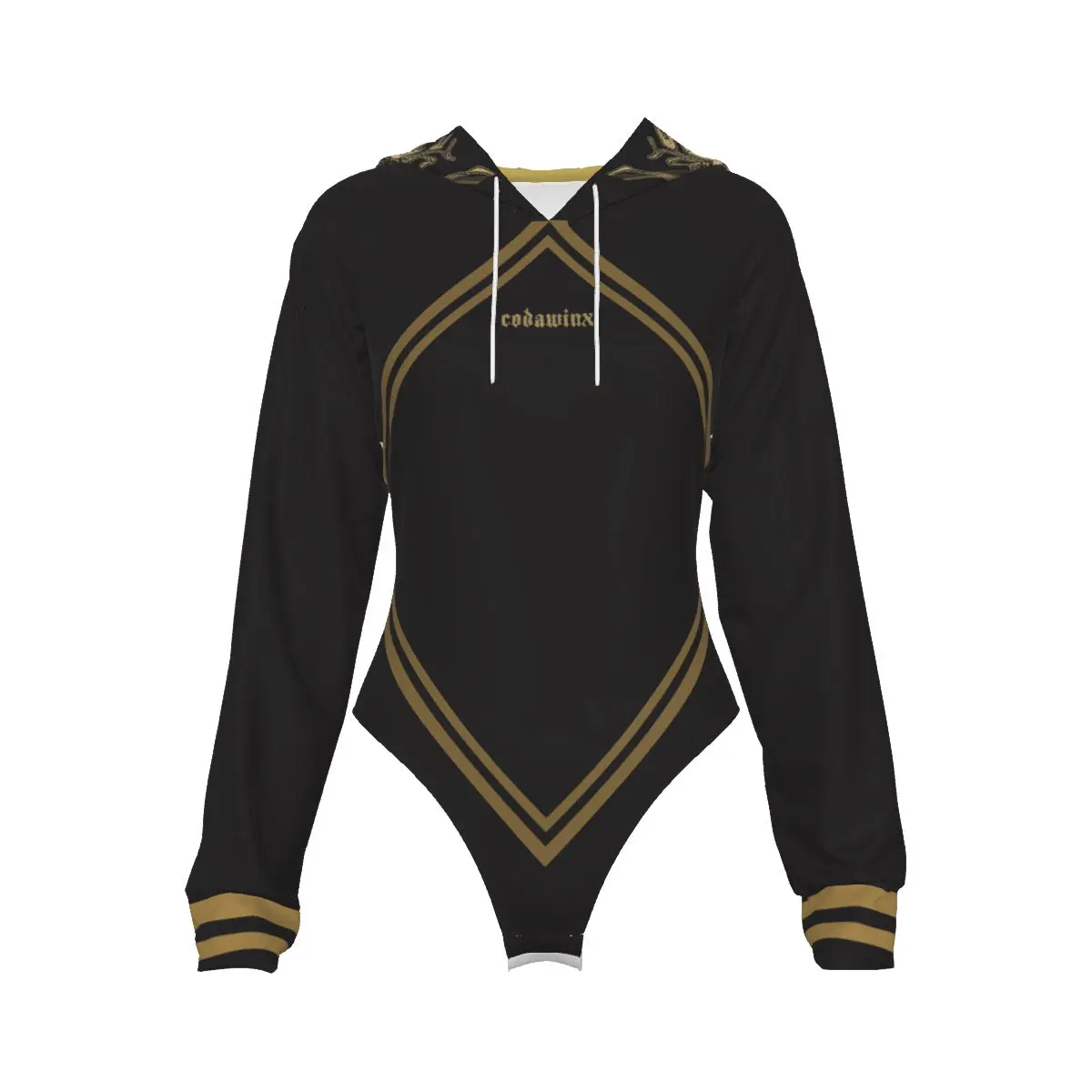 Scorpion Gild Women's Raglan Sleeve Hooded Bodysuit