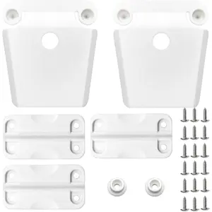 Cooler Hinge and Latch Kit for Igloo Cooler with Screws Cooler Latch Replacement Parts 2 Latches 3 Hinges for Maintaining and Replacing Cooler Accessories