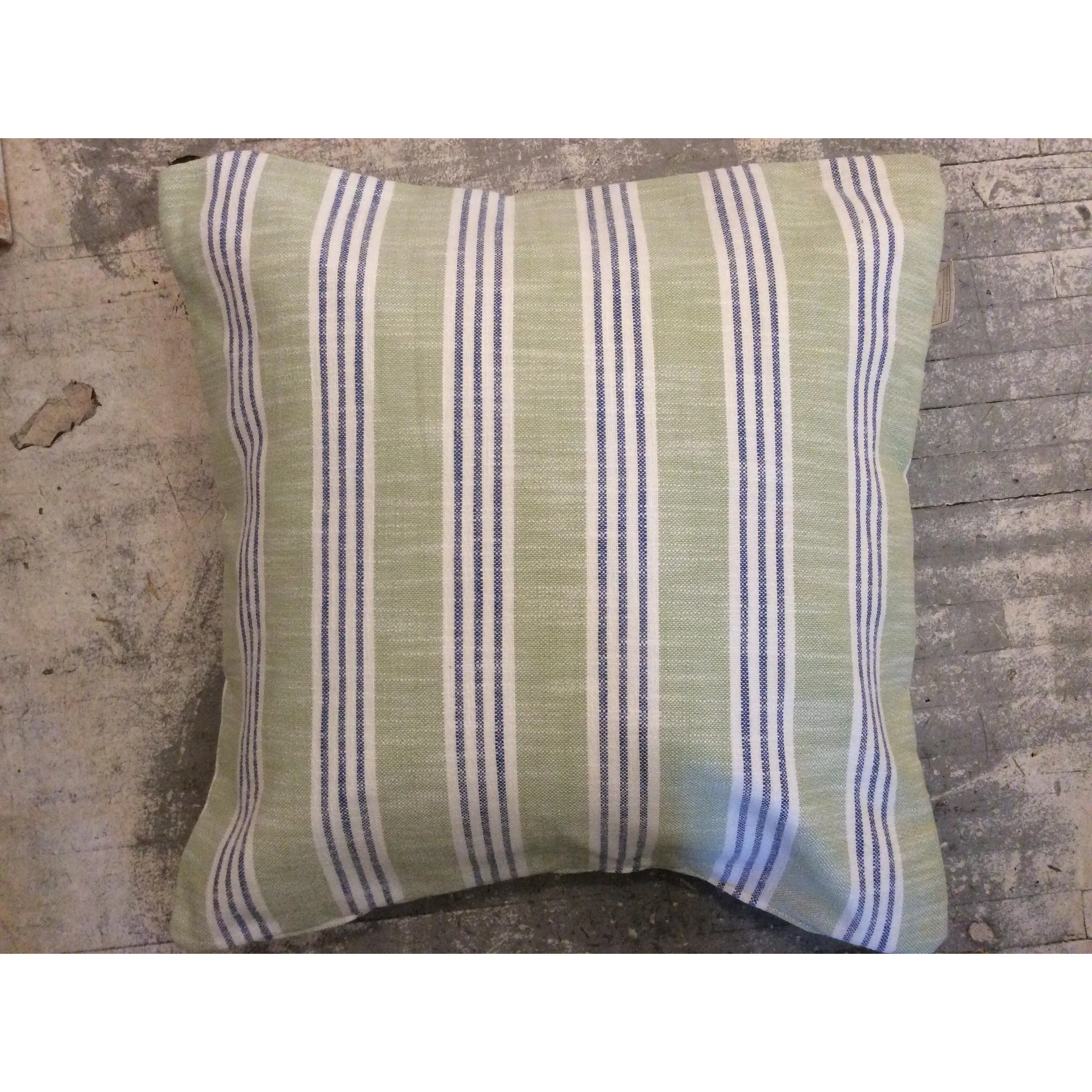 Vintage green pillow