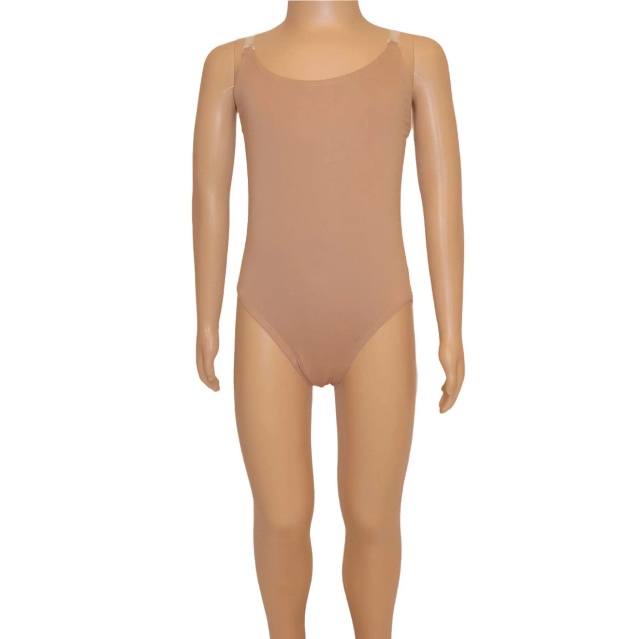 Camisole Leotard Braless - Tenacious Tan