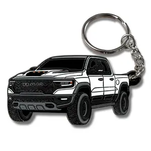 Dodge RAM 1500 2500 Keychain Accessories, Premium Truck Key Fob for RAM Owners, For Pickup Truck Enthusiasts & Automotive Fans, Rugged Automotive Gift for Daily Carry