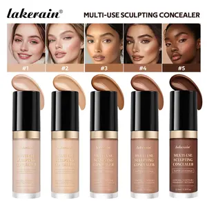 Lakerain Multi-Use Scupting Concealer Cream,Hydrating, Moisturizing Camo Concealer, Covers Blemishes & Under-Eye Circles, Full-Coverage & Delivers A Satin Finish Long-lasting Makeup