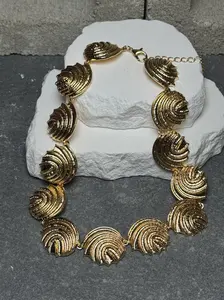 Sea Goddess Statement Necklace 14" w/ Extender