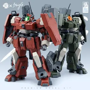 1/144 Scale Modular Armored Robot Model Kit with 13 Expandable Interfaces, Complete Weapon Accessories for Sci-Fi Mecha Collectors, 14cm/5.5in DIY Toy