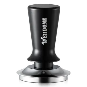 Coffee Tamper 51mm - Barista's Preferred Choice with Calibrated Spring, Premium Craftsmanship, and 100% Flat Stainless Steel Base, Espresso Tamper Fits 51mm Portafilter Basket (51mm)