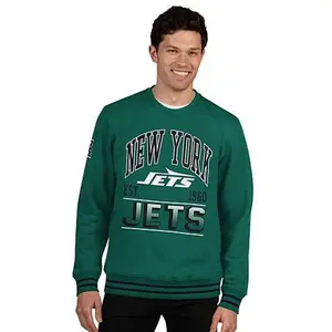 Football Fan Shop Officially Licensed NFL Men's Crew-Neck Fleece Pullover by Glll - Bengals