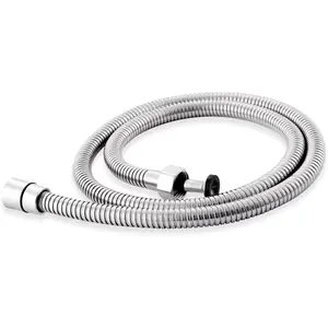 Bidet Hose Replacement, 59 Inch Bidet Hose for Toilet Handheld Bidet Sprayer, Stainless Steel Shower Hose Flexible and Durable with Nylon Braided PVC Inner Hose for G 1/2 Connector, Chrome