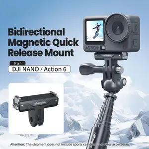 Dji Nano Action6 Plastic Magnetic Quick-Release Accessories, Durable Dji Sport Camera Parts, Ideal for Easy Attachment & Removal