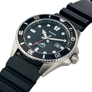 Casio MDV106-1AV 200M Dive Watch Black Resin Strap