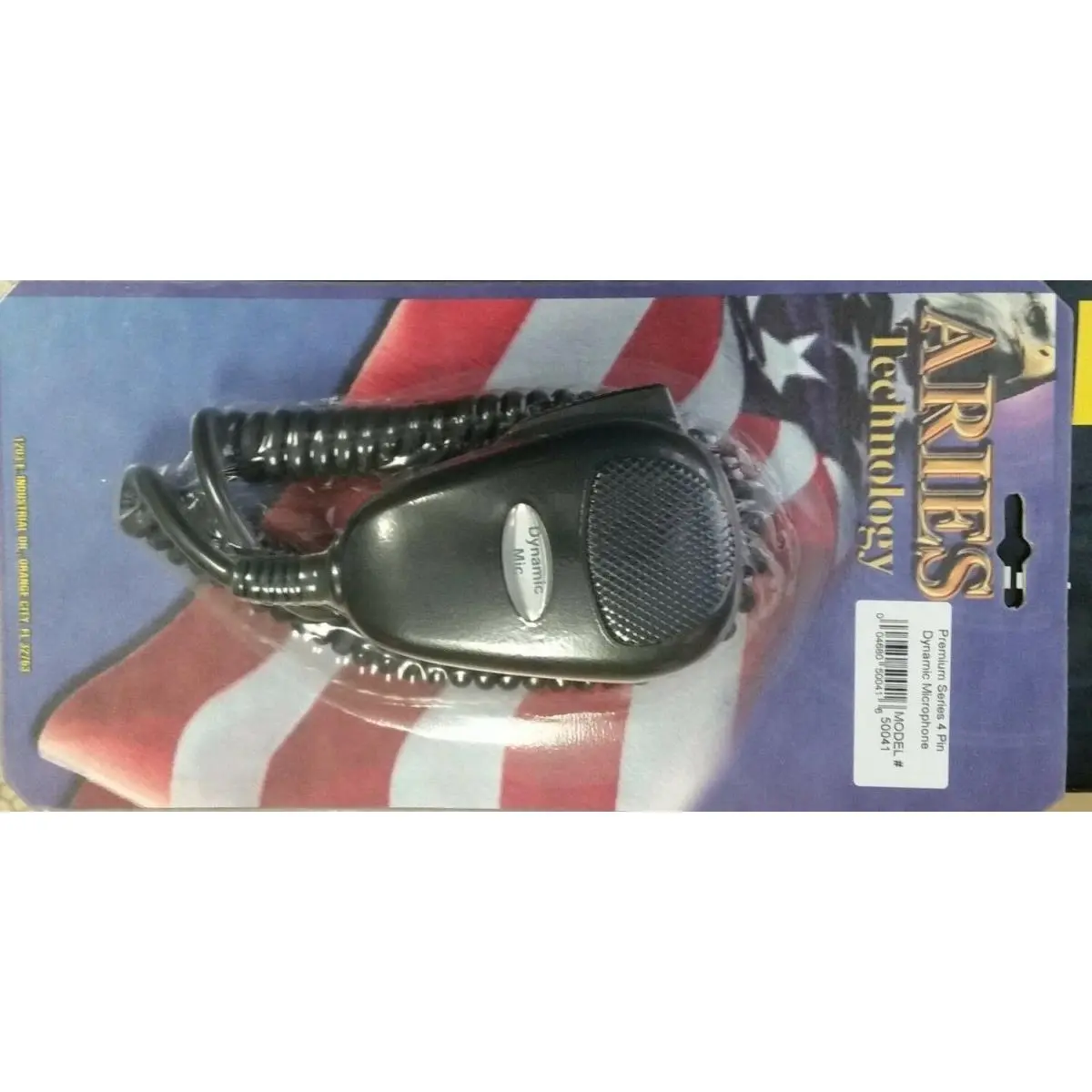 Aries Technology 50041 4 Pin Dynamic Microphone for Cobra & Uniden