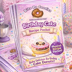 Birthday Recipe Packet | Bite Me Goodies