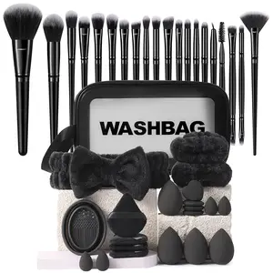 Makeup Tool Set, 41pcs/set Makeup Tools & Face Cleansing Tools & Waterproof Storage Bag, Professional Makeup Tool Set for Beginners, Makeup Brush Kit