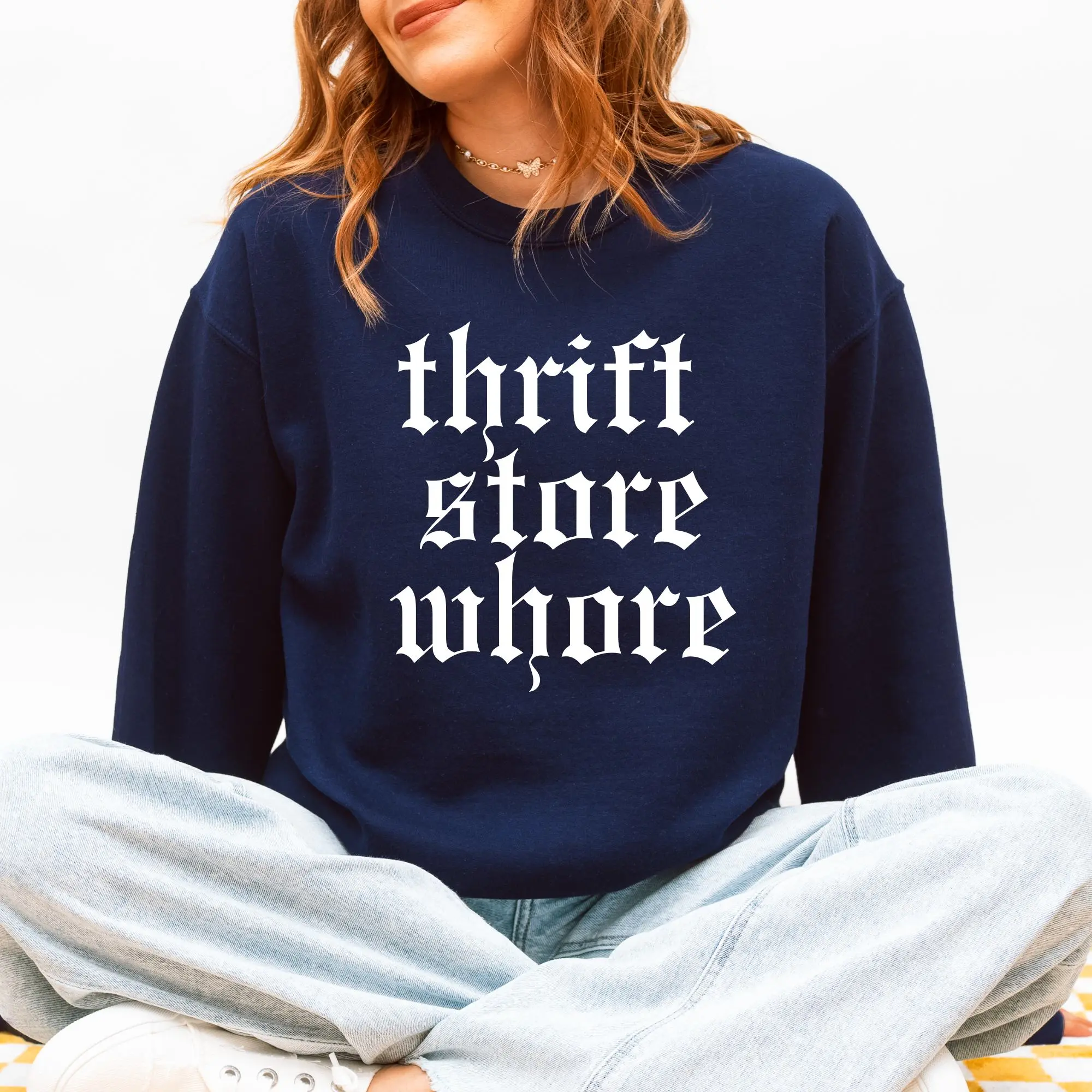 Thrift Store Whor3 Crewneck