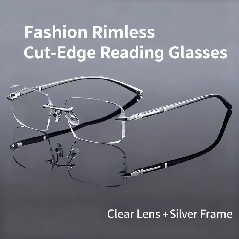 Presbyopia Glasses with Smart Auto-Zoom Feature and Anti-Blue Light Protection, Designed for Versatile Use on Computer, TV, and Reading, Ensuring Comfortable Wear with Soft Silicone Pads