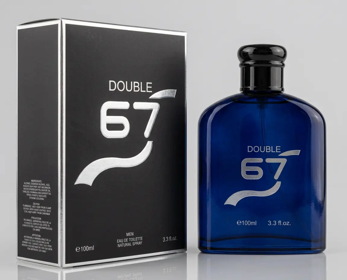 Double 67 Eau De Toilette 100 ml - Woody/Sage Scented Perfume in 100 ml Bottle with Double 67 Design