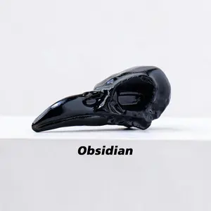 Creative Skull Design Stone Figurine, 1 Count?Natural Stone Figurine, Home Decoration Craft for Living Room Bedroom Office