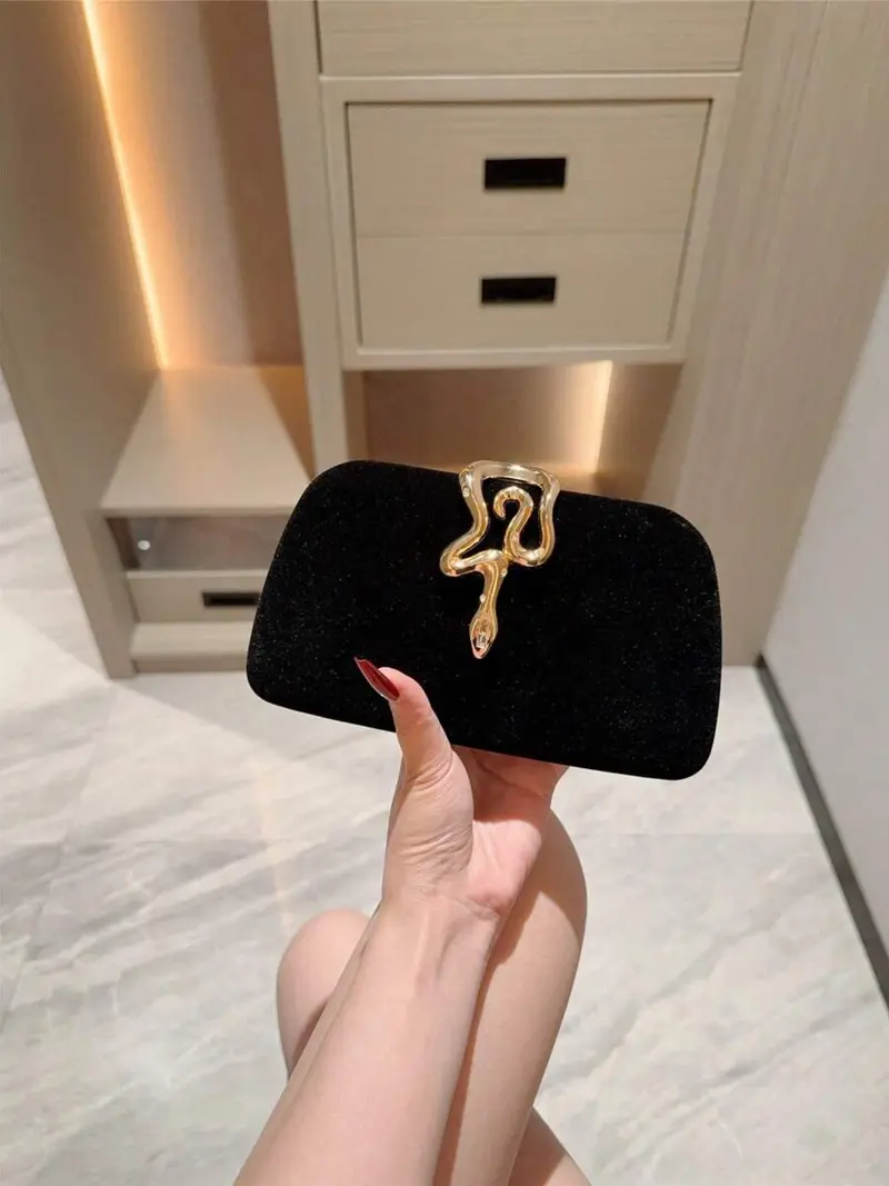 Clutch bag with black dress - TikTok Shop