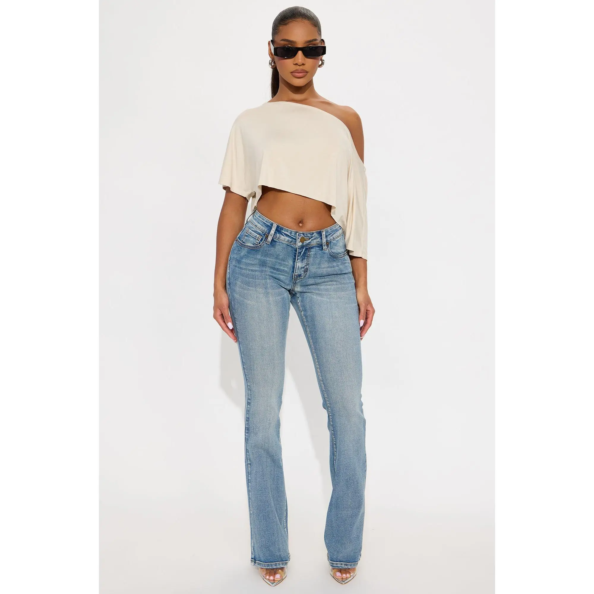 Gemma Low Rise Sculpting Stretch Bootcut Jeans - Vintage Wash Gemma Low Rise Sculpting Stretch Bootcut Jeans - Vintage Wash
