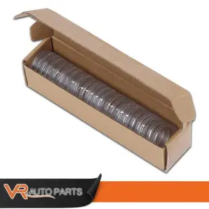 1.34" 30MM Airtight Coin Holders Capsule W/Box 25* For 1oz Us Silver Eagle Clear Coin Storage Coin Organizer Box With Lid