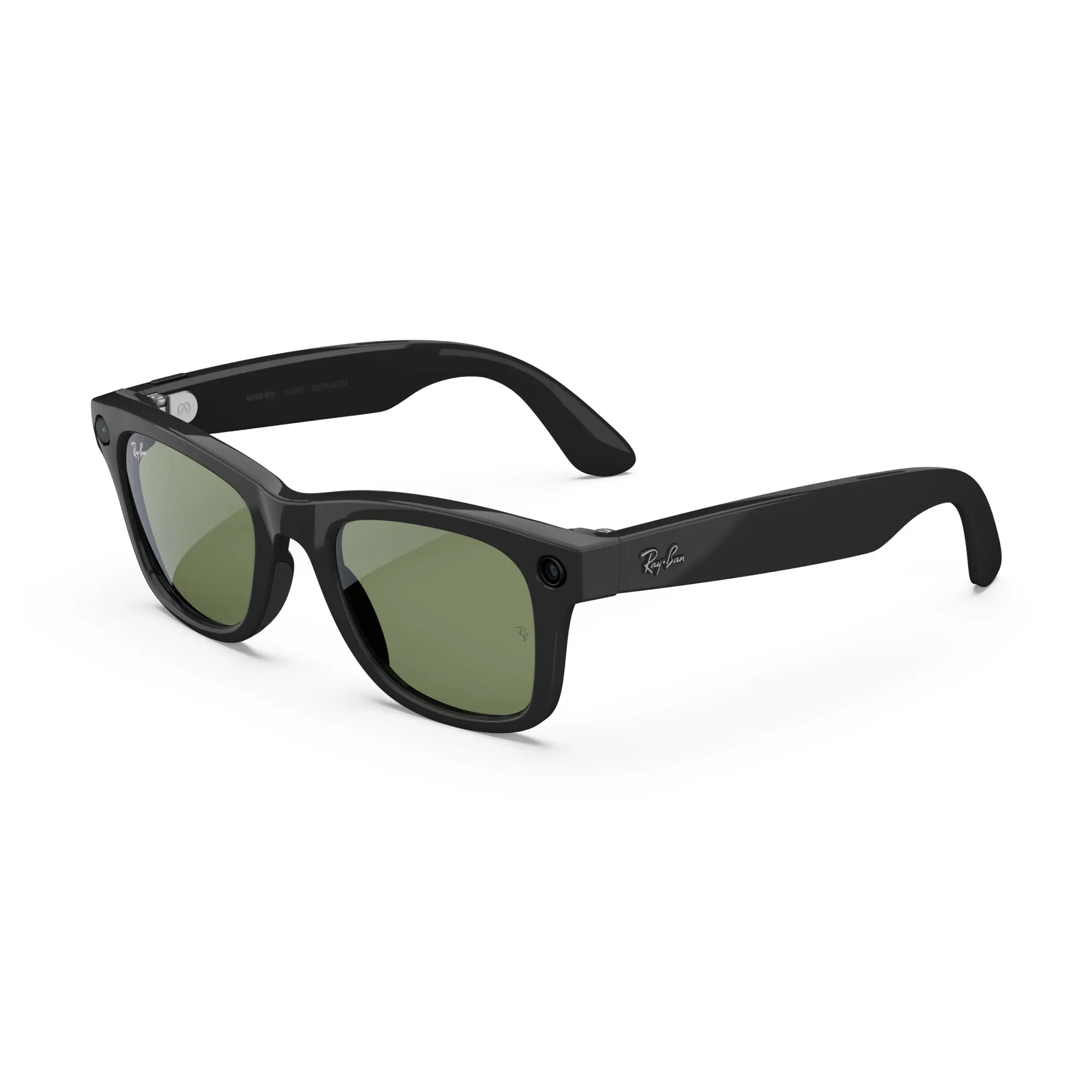 Ray-Ban Meta Wayfarer (Gen 2) Large Shiny Black Green Lenses Ray-Ban Meta Wayfarer (Gen 2) Large Shiny Black Green Lenses