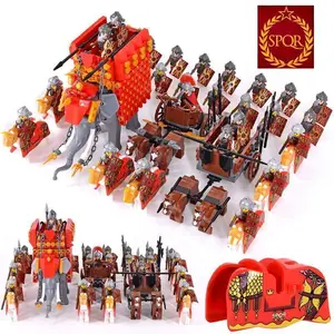 2026 new Middle Ages Roman Empire Spartan Crusader Mini Medieval Soldier Figures Model Building Blocks Bricks Toys Gift For Children