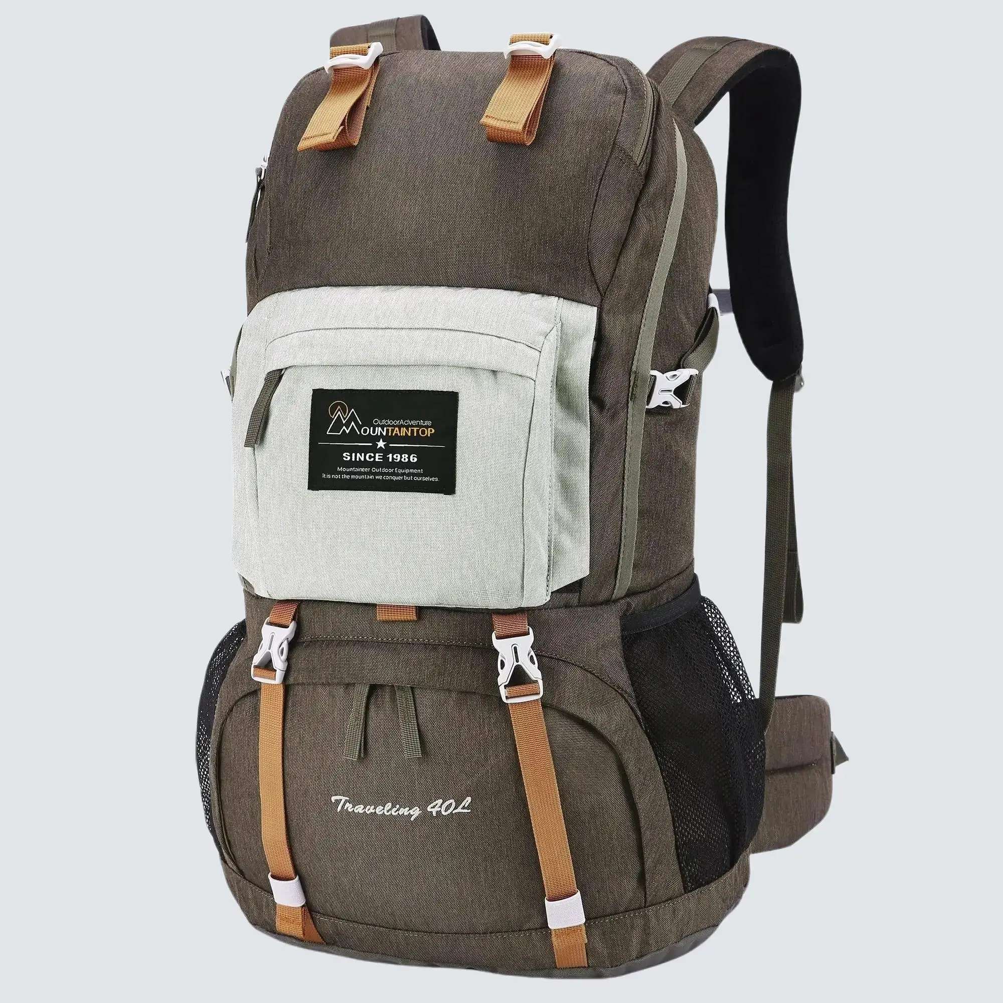 MOUNTAINTOP 40L Hiking Backpack Lightweight Travel Backpack for Men Women Outdoor Camping Backpacking with Rain Cover & Multiple Pockets - TikTok Shop MOUNTAINTOP 40L Hiking Backpack Lightweight Travel Backpack for Men Women Outdoor Camping Backpacking with Rain Cover & Multiple Pockets - TikTok Shop