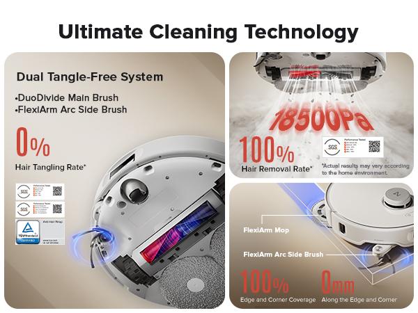 Roborock Qrevo Curv series Robot Vacuum and Mop, Zero-Tangling, 18,500Pa Suction, AdaptiLift Chassis, DuoDivide Main Brush, FlexiArm Arc Side Brush, FlexiArm Mop, Auto Mop Washing & Drying, Self-Emptying #TikTokShopBlackFriday #TikTokShopCyberMonday