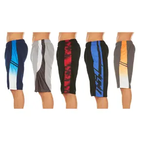 (5-Pack) Men's Active Athletic Assorted Performance Shorts