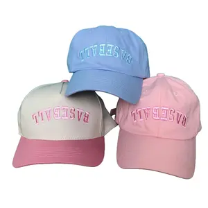 Upside Down Baseball Hat Embroidery Game Day Hat Unisex Trucker Hat with Adjustable Strap and Curved Visor