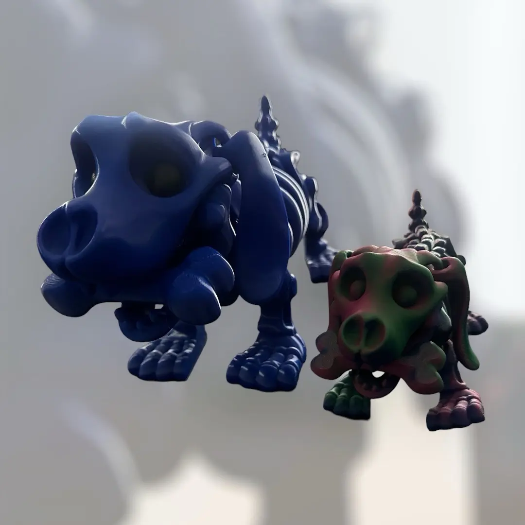 Bonez the 3D Printed Rattling Dachshund