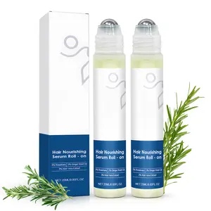 2PCS Hair Growth Serum Roll On，Rosemary Hair Growth Serum Roll On Nourishing Scalp & Hair Treatment for Growth, Shine & Strength,25 ML/0.85 FL.OZ