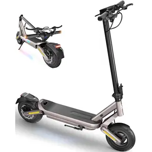 【Go-To for Commute】10'' Electric Scooter with Dual Suspensions, 28MPH, 800WMotor, 35Miles Long Range, Dual Braking, Max Load 330 lbs